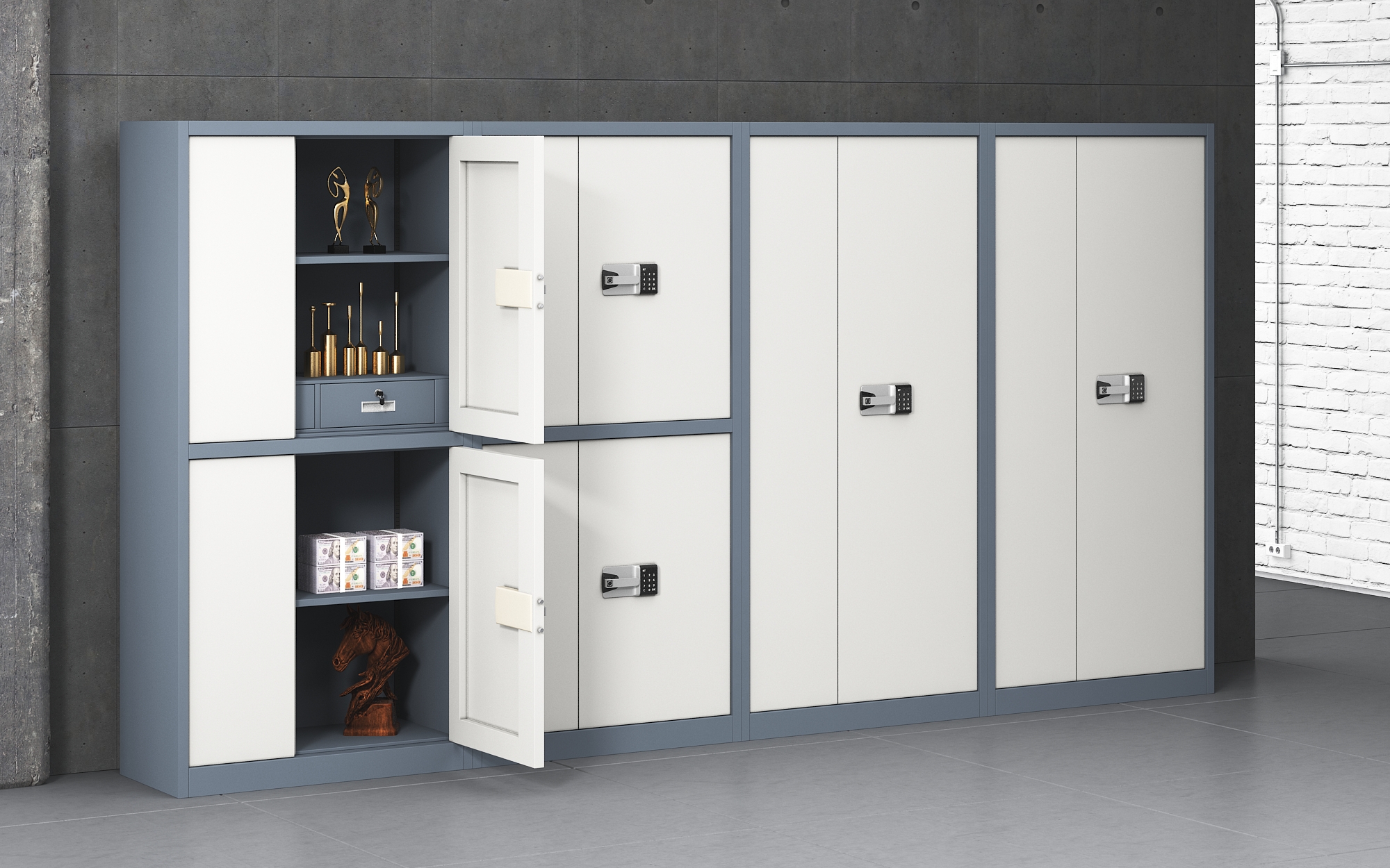 steel file cabinets be used in Banks