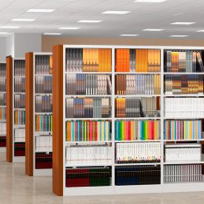 What are the types of steel bookshelves?
