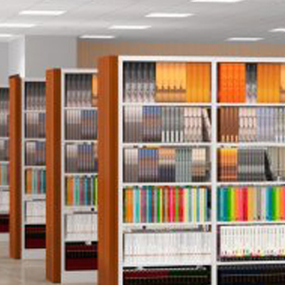 What are the types of steel bookshelves